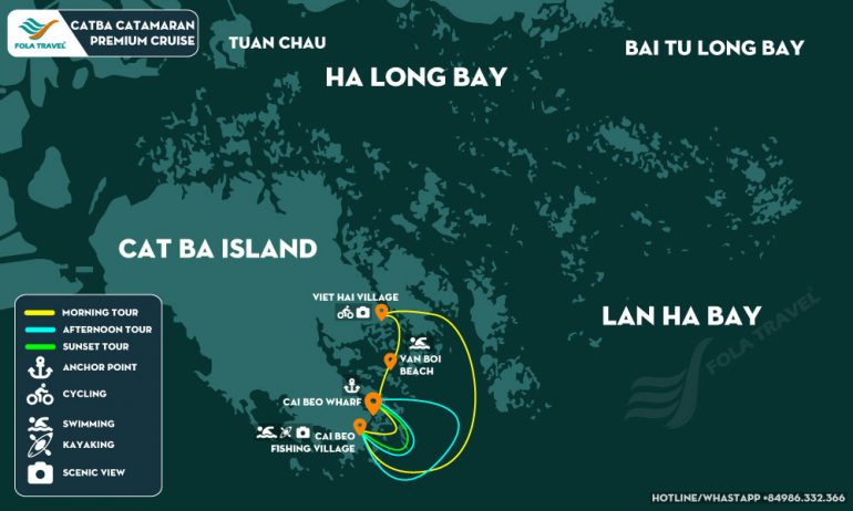 Cat Ba Catamaran Premium: Best Vietnam One Day Cruise Tour