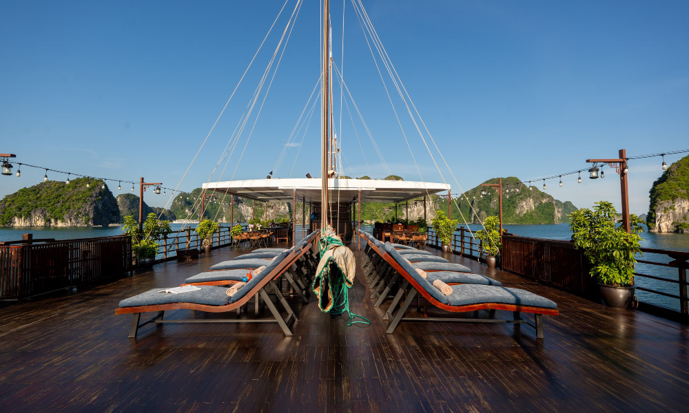 the lounge chairs on mila lux sundeck