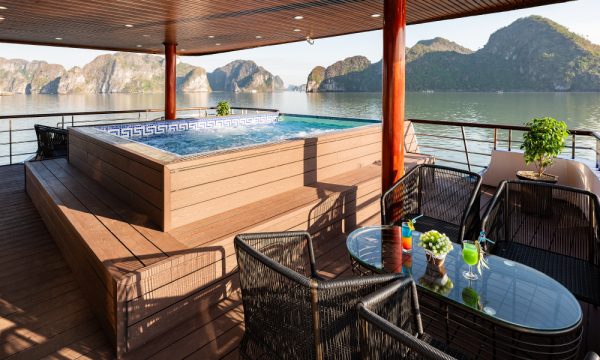 The Ambrose day cruise in Halong Bay.