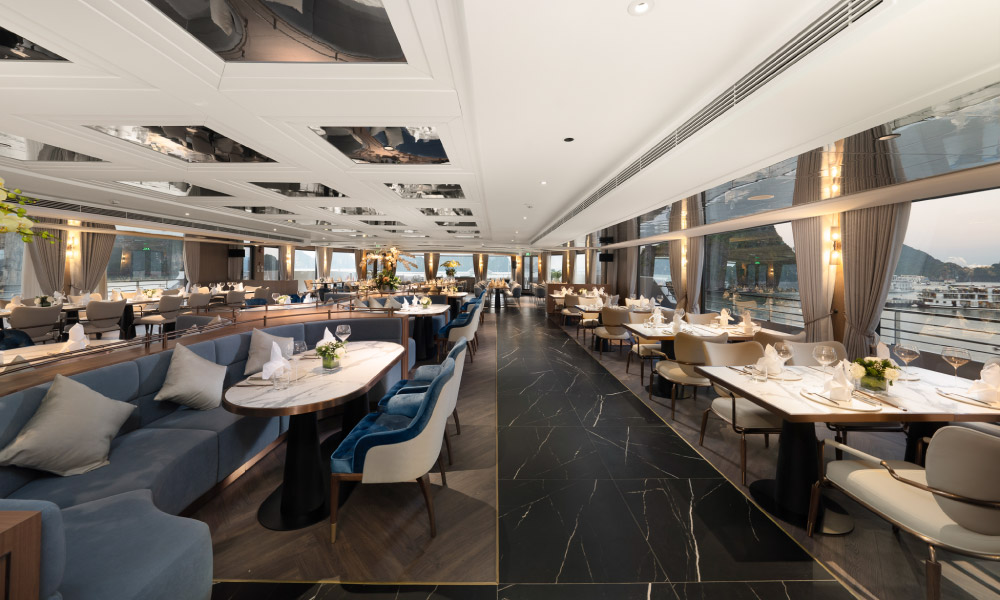 luxury restaurant on grand pioneers 1 cruise