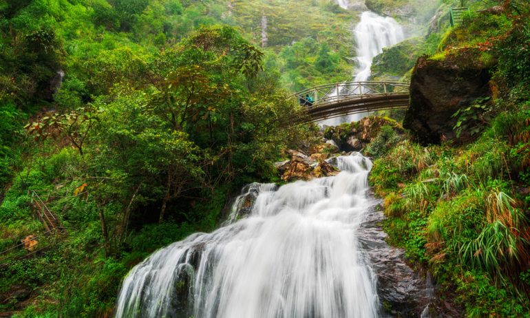 The Silver Waterfall in Sapa.