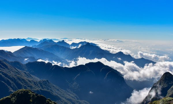 Clouds on Sapa mountains.