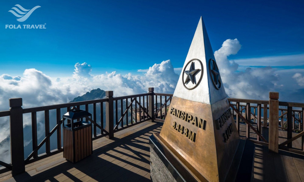 Fansipan summit in Sapa.