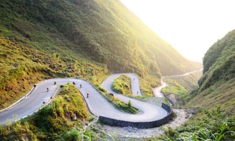 Overview of M pass in Ha Giang.