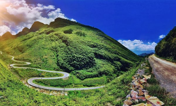 Winding roads in Ha Giang.