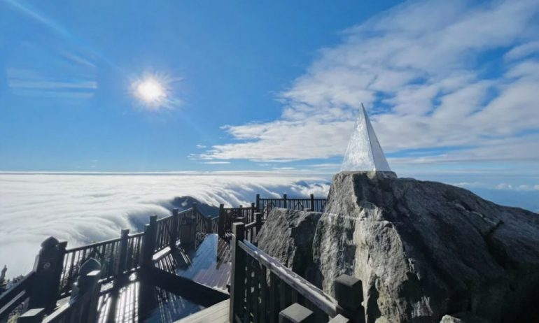 View from the summit of Fansipan.