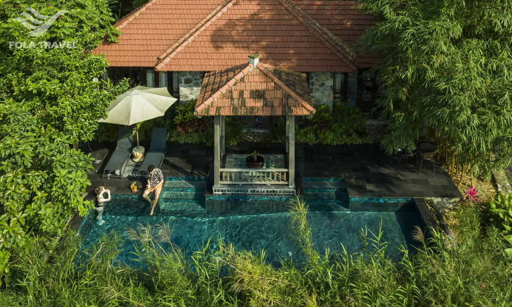 A resort in the middle of nature in Ninh Binh.