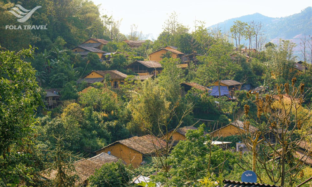 Houses in Thien Huong ancient village.