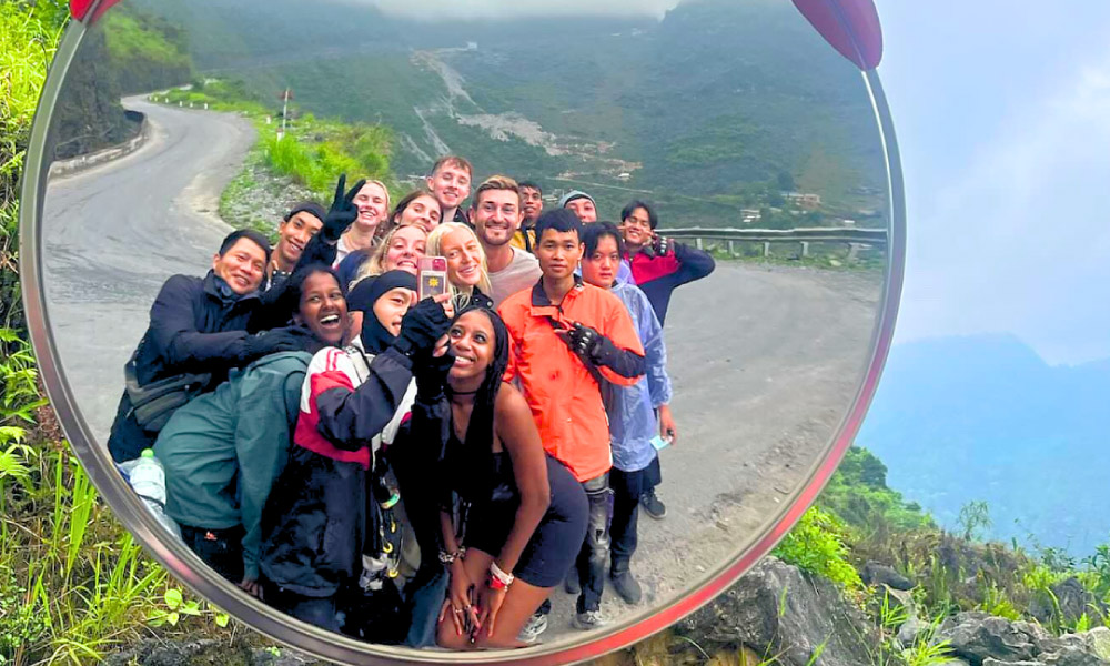 Selfie of Ha Giang guests.