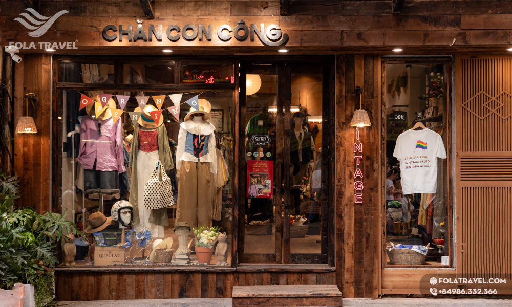 A vintage shop in Hanoi.