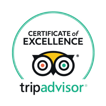 Certificate of Excellence from TripAdvisor.