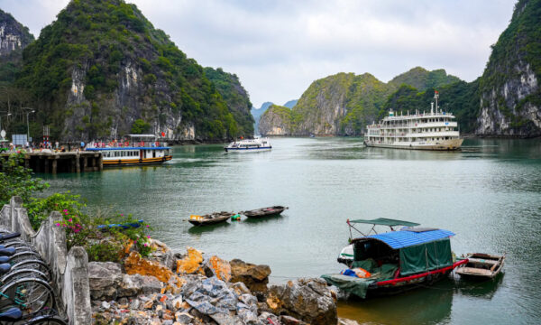 The harbor of Viet Hai.