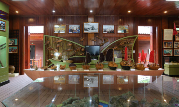 Cultural center in Cua Van Fishing Village.