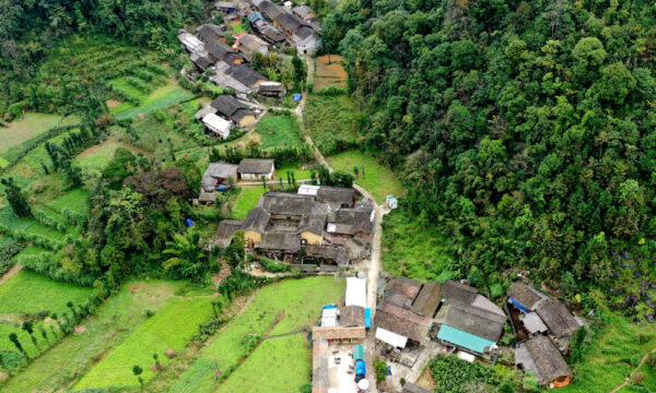 Dong Van Village from above.