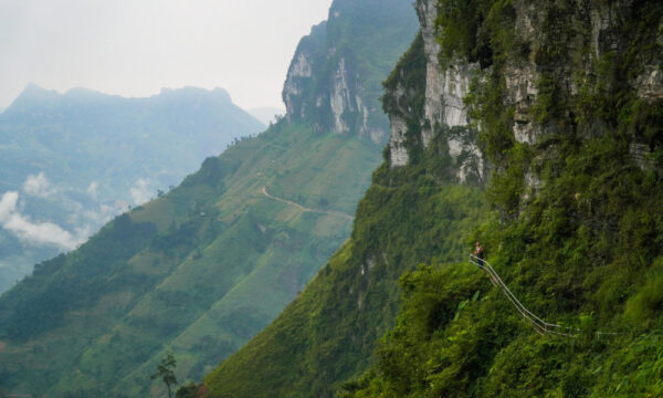 Fairy mountain and White Peak in Meo Vac.