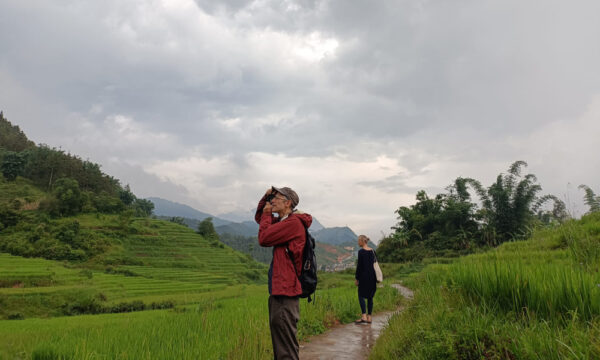 Guests visiting Ta Phin Village in Sapa.
