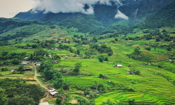 Giang Ta Chai Village panorama.