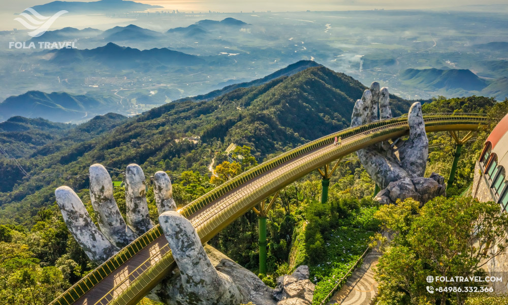 The Golden Bridge in Da Nang.