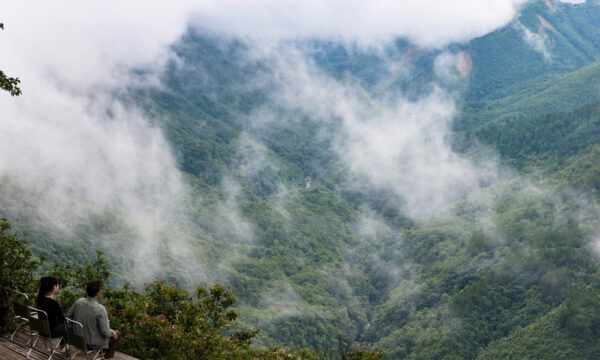 Sapa mountainscape from O Quy Ho Pass.