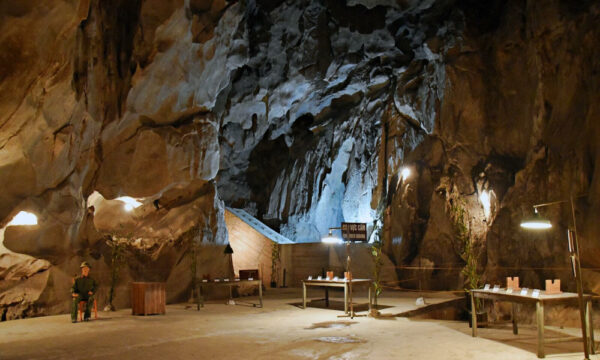 Quan Y Cave on Cat Ba Island.