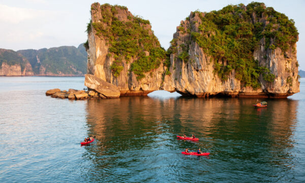 View of Frog Lagoon islands and water.