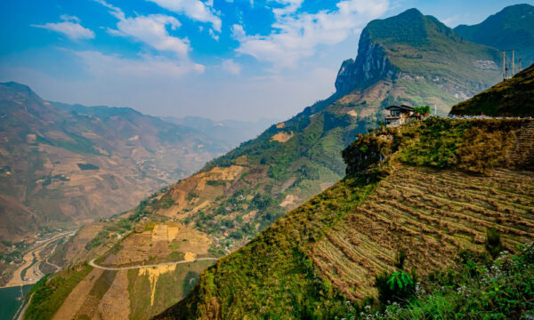 Ha Giang nature view from Ma Pi Leng Pass.