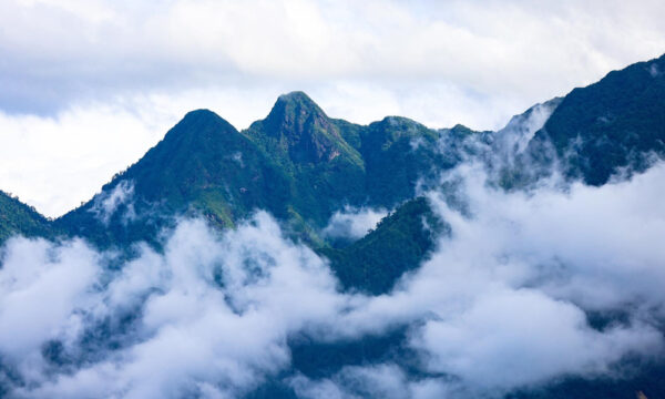 Sapa mountains from O Quy Ho Pass.