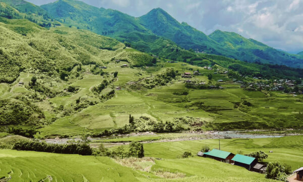 Overview of Giang Ta Chai Village in Sapa.