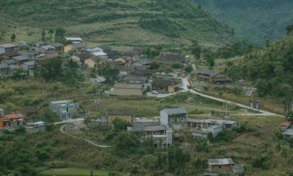 Village under Lung Cu in Ha Giang.