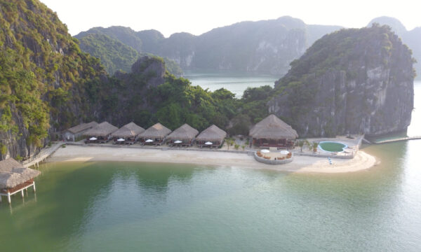 Resort on Van Boi Beach.