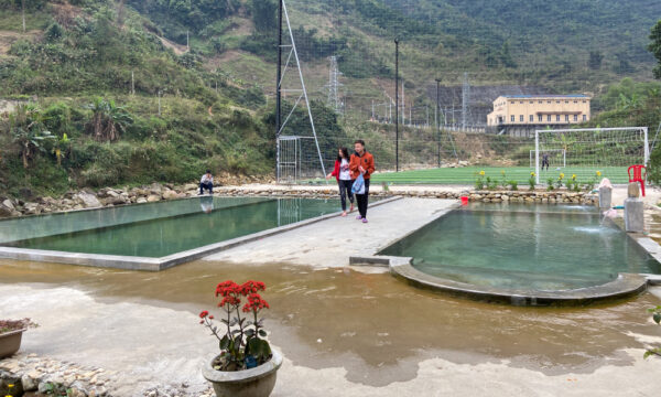 Hot springs tubs in Ban Ho Sapa.
