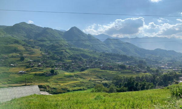 Mountainscape in Sin Chai Village Sapa.