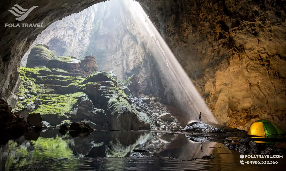 Inside Son Doong Cave.