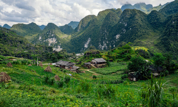 Stilt houses in Meo Vac commune.