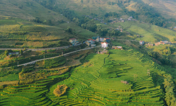 Lao Chai - Ta Van Villages from above.