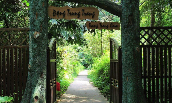 Gate of Trung Trang Cave.