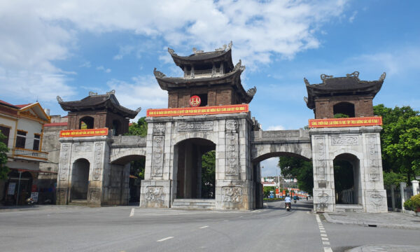 Triple gates in Hoa Lu Ancient Capital.