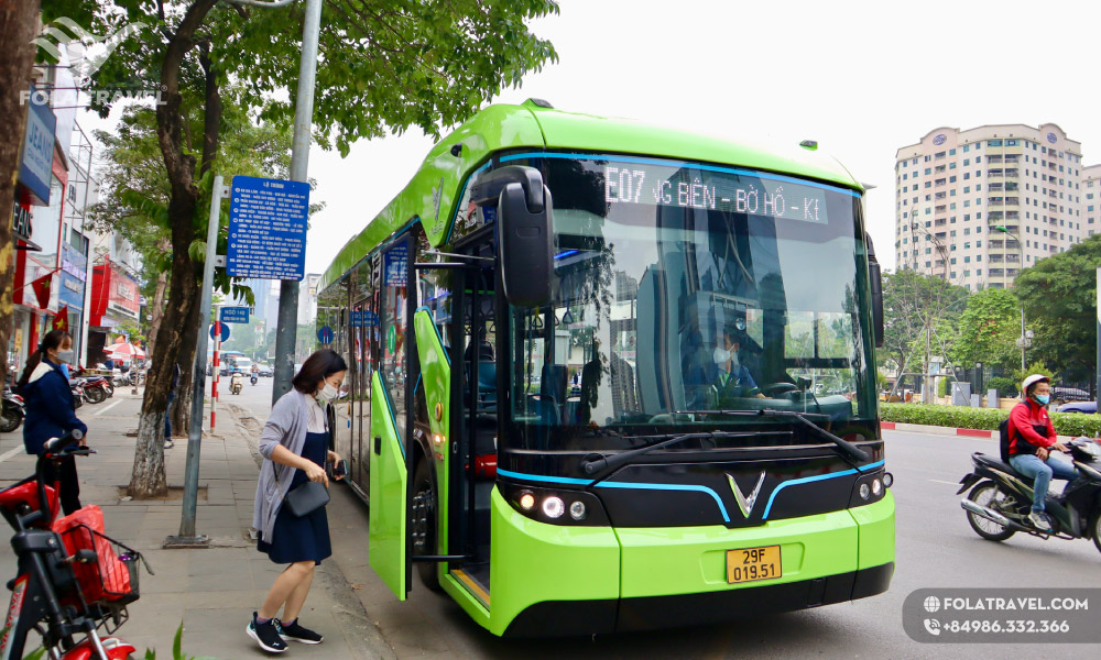Vietnam public bus.
