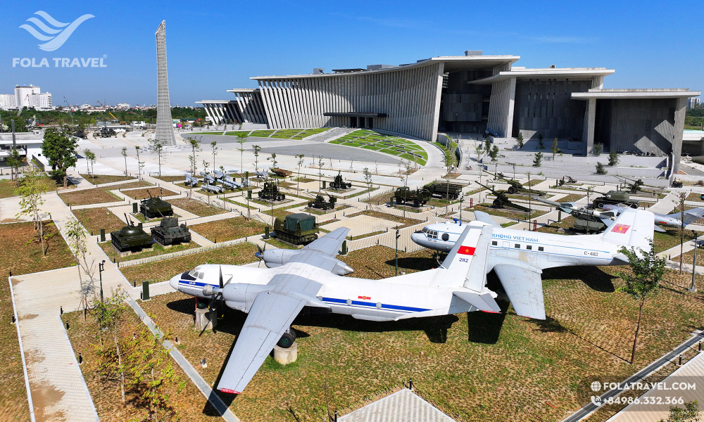 Inside Vietnam Military History Museum.
