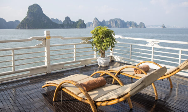 Lounge chairs on Au Co Cruise.