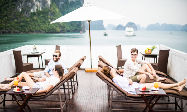 Sundeck of Bhaya Premium Cruise.