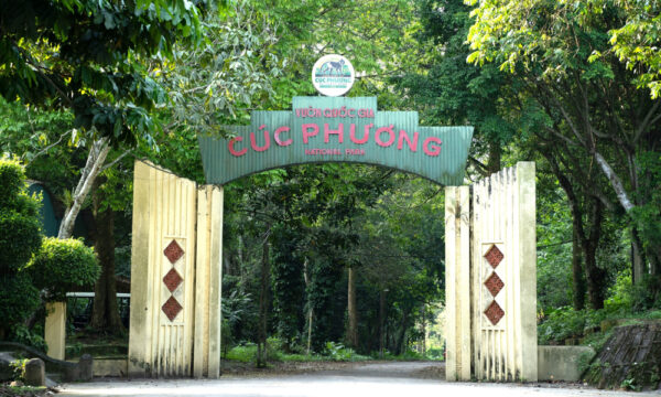 Cuc Phuong National Park gate.