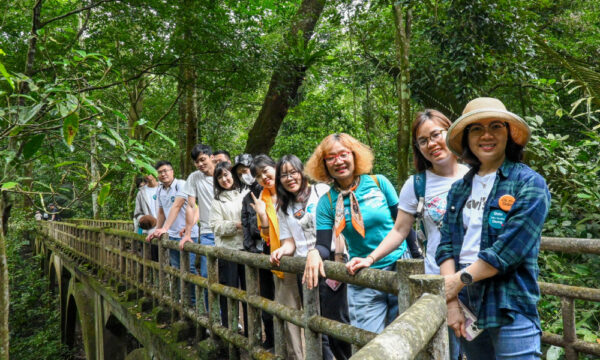 Visitors of Cuc Phuong National Park.