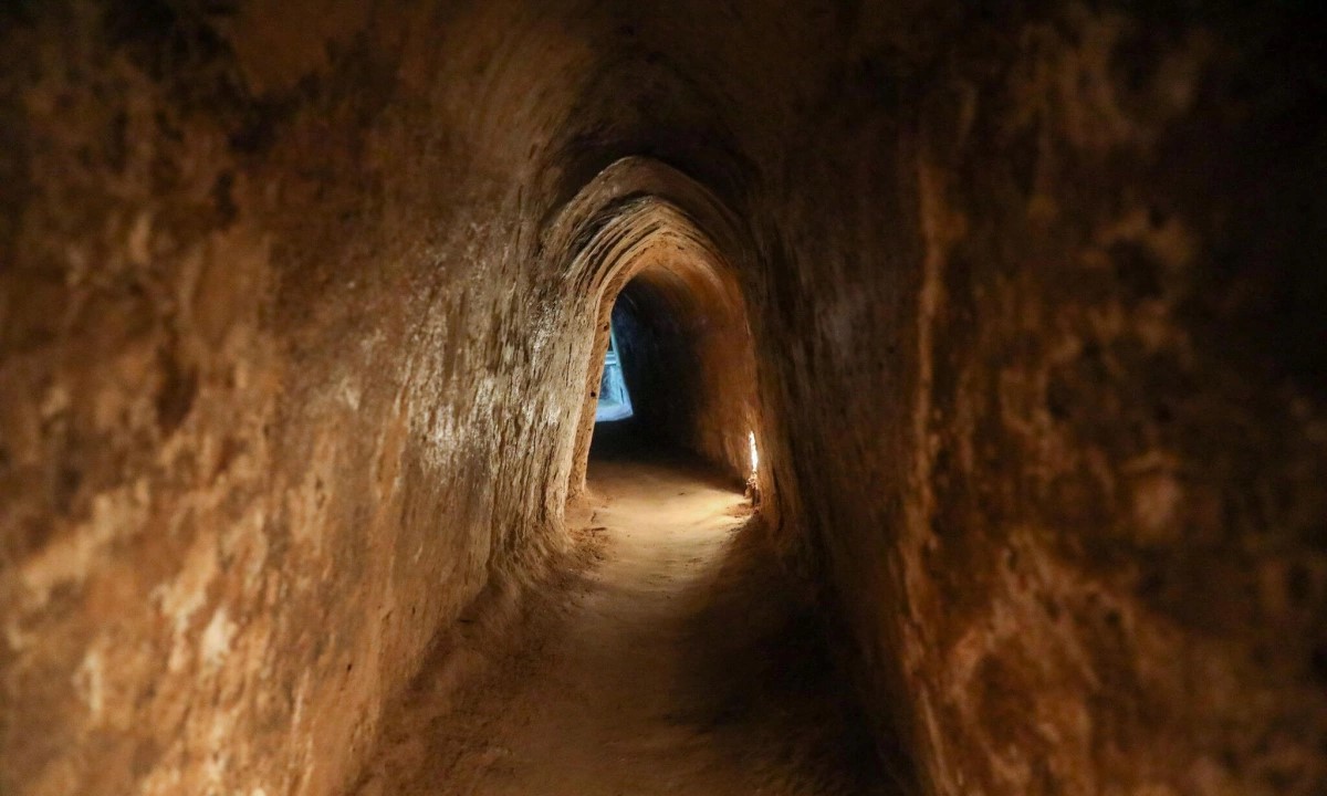 A part inside Cu Chi tunnels.