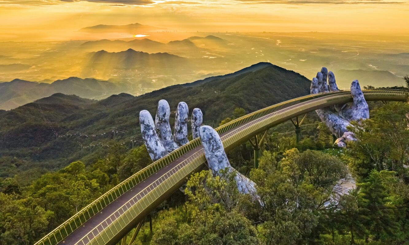 The Golden Bridge in Ba Na Hills