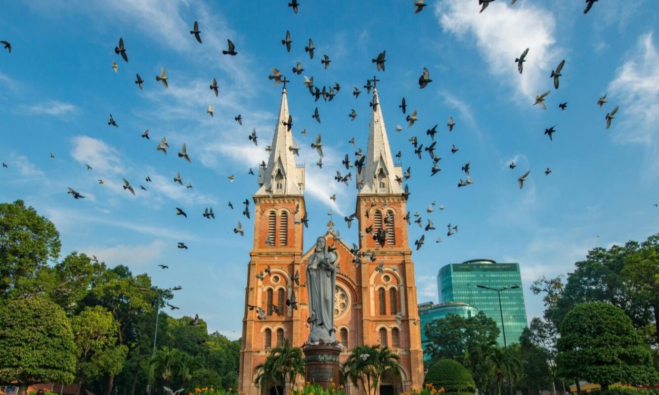 The Notre Dame Cathedral in Ho Chi Minh City